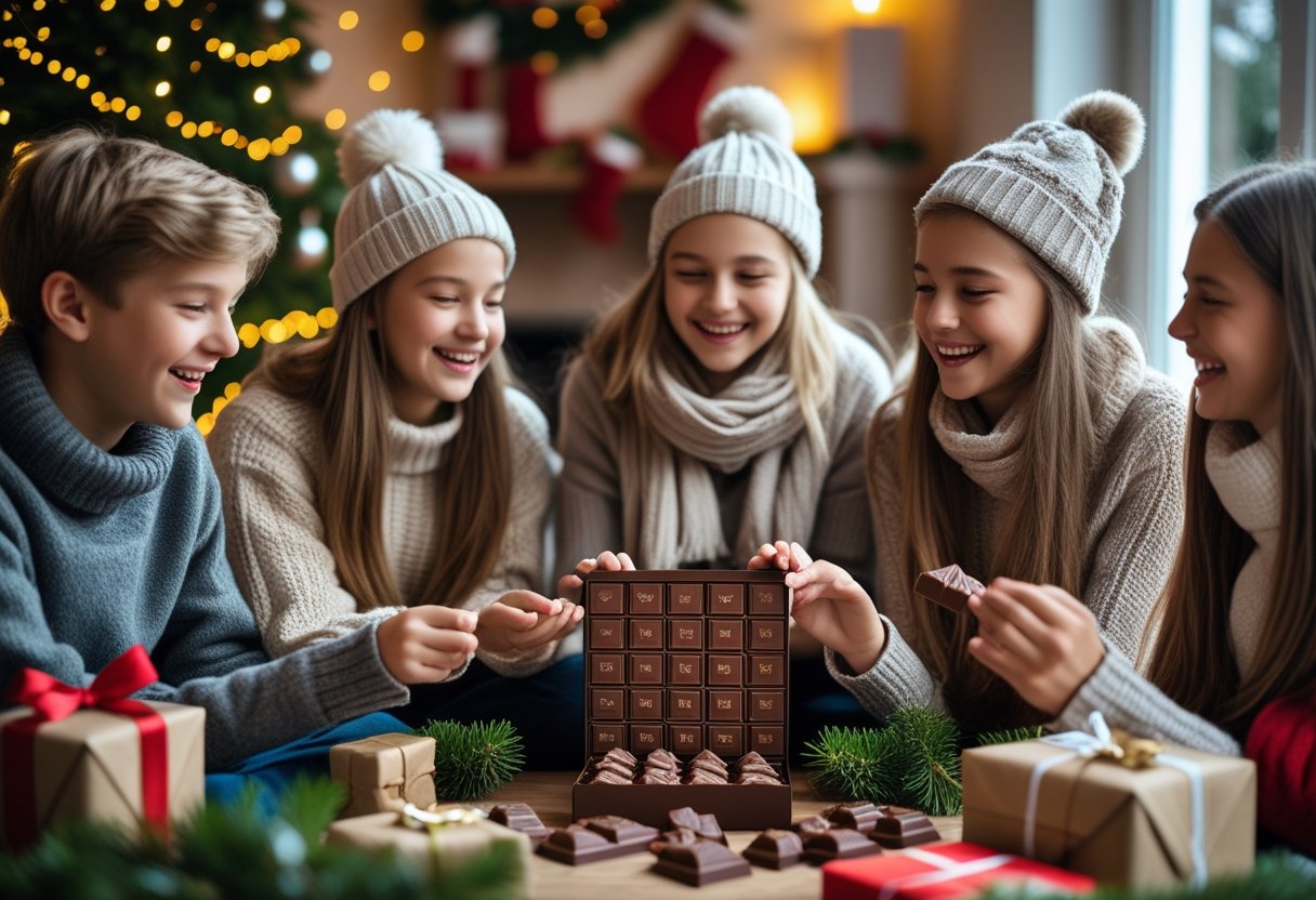 Den perfekte julekalender til teenagere forkæl dem med en lækker chokoladegave til jul